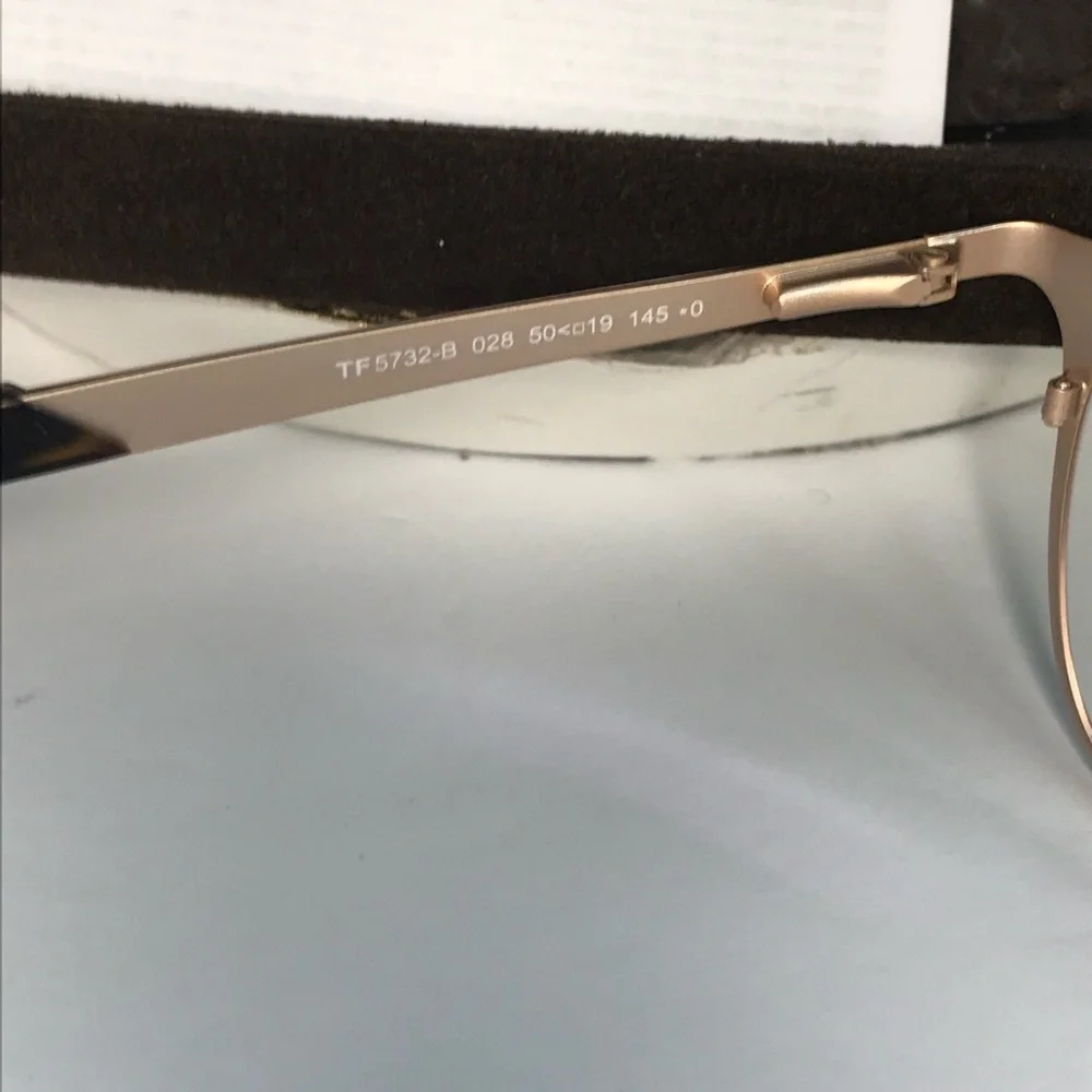 💯 - New Authentic Tom Ford Blue Light Block Oval Unisex Eyeglasses FT5732-B 0…